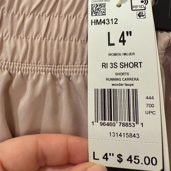 NWT Adidas Women's Light Pink Athletic Shorts - Picture 3 of 4